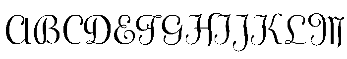 Caffe Cappuccino Font UPPERCASE