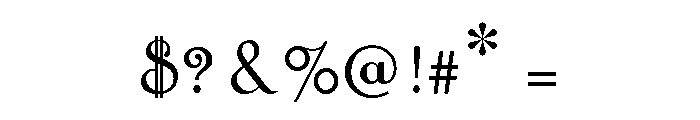 Caffe Pastry Font OTHER CHARS