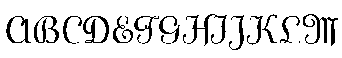 Caffe Pastry Font UPPERCASE