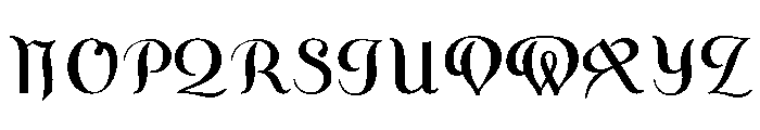 Caffe Poster Font UPPERCASE