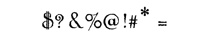 Caffe Tobacco Font OTHER CHARS
