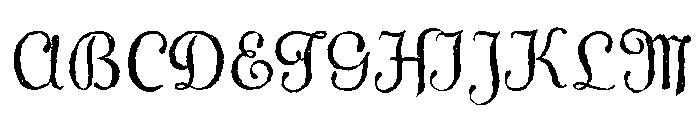 Caffe Tobacco Font UPPERCASE