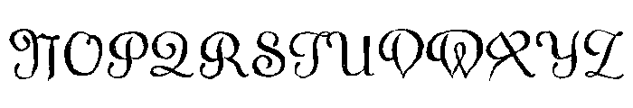 Caffe Tobacco Font UPPERCASE