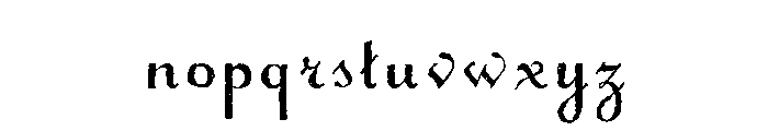 Caffe Tobacco Font LOWERCASE