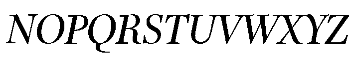 Caledonia CC Display Regular Italic Font UPPERCASE