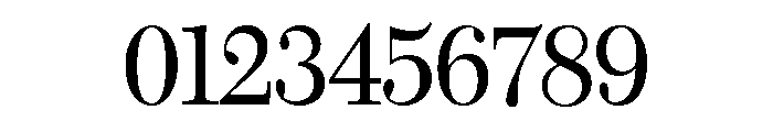 Caledonia CC Display Regular Font OTHER CHARS
