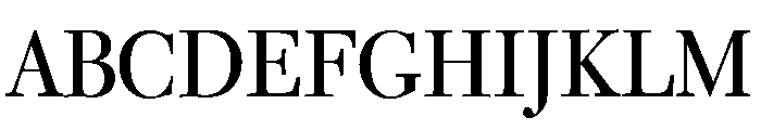 Caledonia CC Display Regular Font UPPERCASE