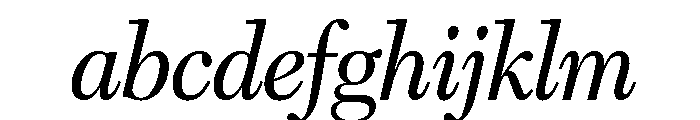 Caledonia CC Headline Regular Italic FONT