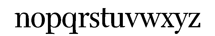 Caledonia CC Headline Regular Font LOWERCASE