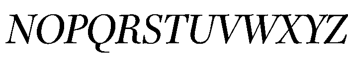 Caledonia CC Italic Font UPPERCASE