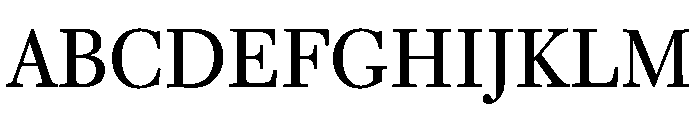 Caledonia CC Subhead Regular Font UPPERCASE