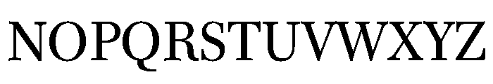Caledonia CC Subhead Regular Font UPPERCASE