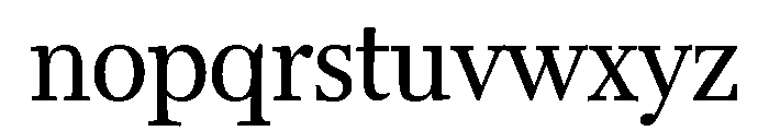Caledonia CC Subhead Regular Font LOWERCASE