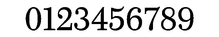 Caledonia CC Text Regular Font OTHER CHARS