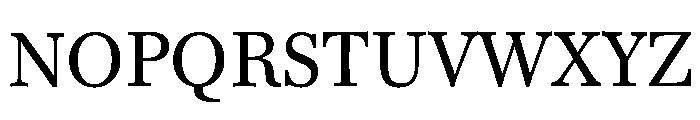 Caledonia CC Text Regular Font UPPERCASE