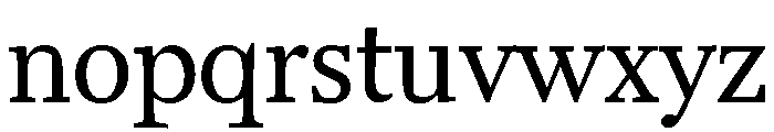 Caledonia CC Text Regular Font LOWERCASE