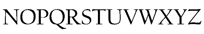 Californian Text Regular Font UPPERCASE