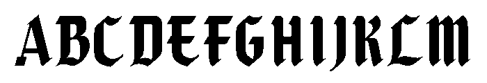 Caligra Regular Font UPPERCASE