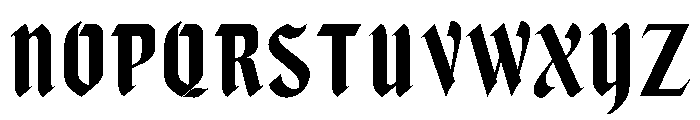 Caligra Regular Font UPPERCASE