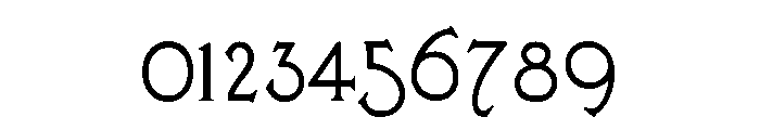 Camelot Display Regular Font OTHER CHARS