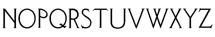 Camelot Display Regular Font UPPERCASE