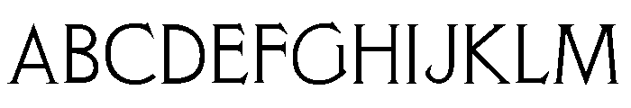 Camelot Text Regular Font UPPERCASE