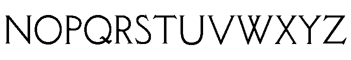 Camelot Text Regular Font UPPERCASE