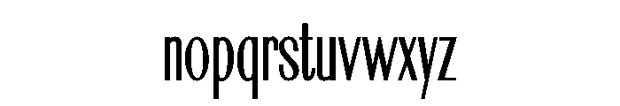 Cameo Heavyline Font LOWERCASE