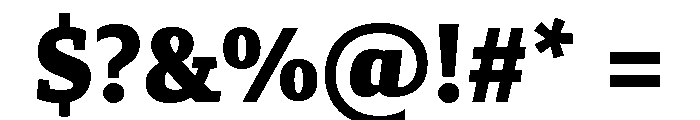 Canberra Black Font OTHER CHARS