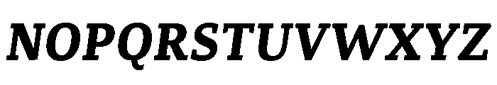 Canberra Bold Italic Font UPPERCASE