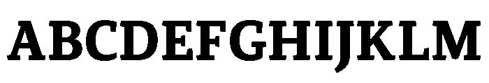 Canberra Bold Font UPPERCASE