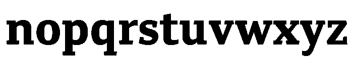 Canberra Bold Font LOWERCASE