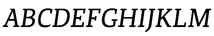 Canberra Italic Font UPPERCASE