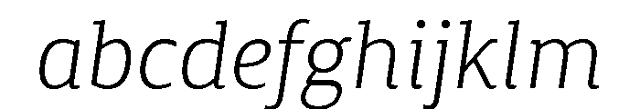 Canberra Light Italic FONT