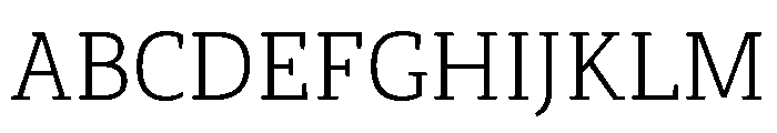 Canberra Light Font UPPERCASE