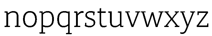 Canberra Light Font LOWERCASE