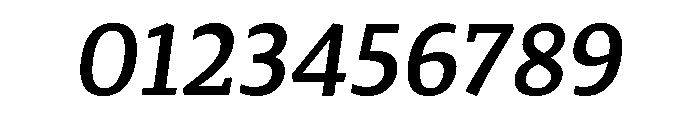 Canberra Medium Italic Font OTHER CHARS