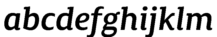Canberra Medium Italic FONT