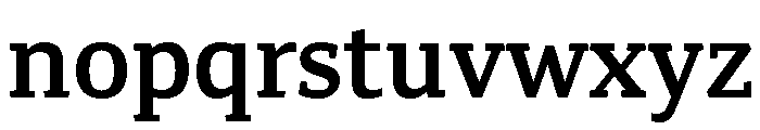 Canberra Medium Font LOWERCASE