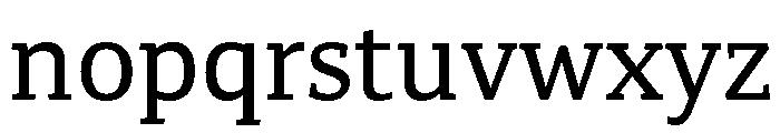 Canberra Regular Font LOWERCASE