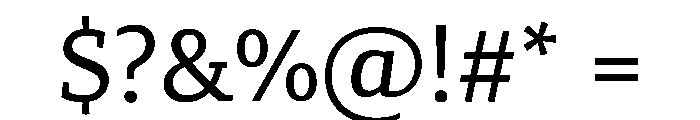 Canberra Font OTHER CHARS