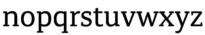 Canberra Font LOWERCASE