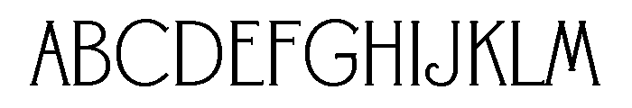 Canterbury Old Style Bold Font UPPERCASE