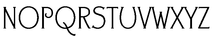 Canterbury Old Style Bold Font UPPERCASE