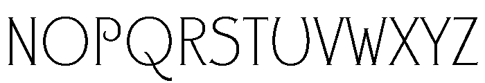 Canterbury Old Style Regular Font UPPERCASE