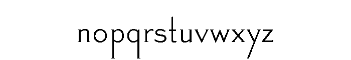 Canterbury Old Style Regular Font LOWERCASE