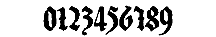 Canterbury Regular Font OTHER CHARS