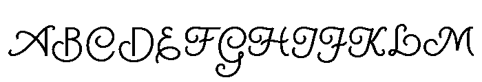 Canterbury Sans Bold Swash Font UPPERCASE
