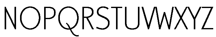 Canterbury Sans Medium Font UPPERCASE