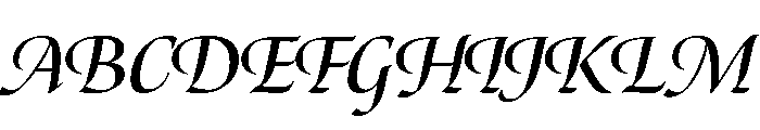 Canto Bold Italic Font UPPERCASE